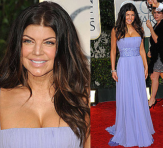 Fergie in Elie Saab at the 2010 Golden Globe Awards