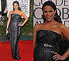 Paula Patton in Kaufman Franco at 2010 Golden Globes
