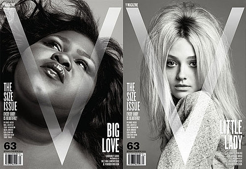 Photos of Dakota Fanning and Gabourey Sidibe in the February 2010 V Magazine 2010-01-19 11:00:00