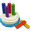 Lego-Shaped Birthday Candles