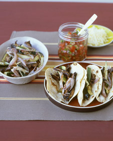 Easy Roasted Mushroom and Zucchini Taco Recipe