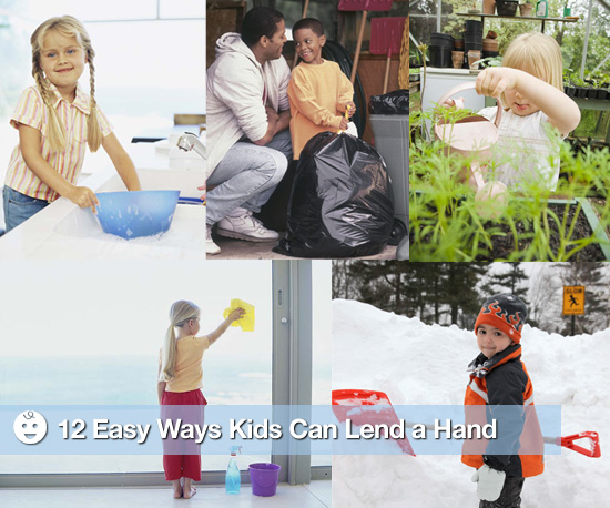 12 Easy Ways Kids Can Lend a Hand