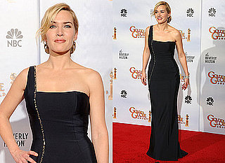 Kate Winslet in Yves Saint Laurent at the Golden Globes