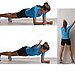 Plank With Diagonal Arm Reach 