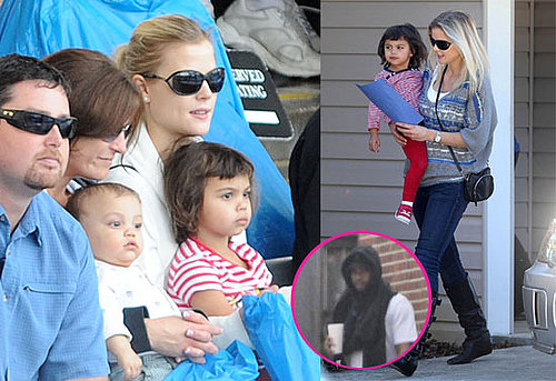 Photos of Tiger Woods in Mississippi and Charlie and Sam Woods at Sea World in FL