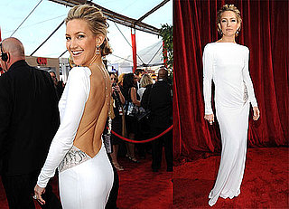 Photos of Kate Hudson in a White Gown at the Screen Actors Guild Awards 2010-01-23 17:23:23
