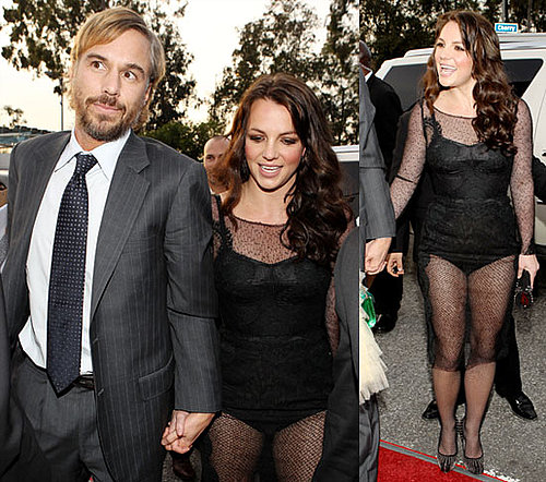 Photos of Britney Spears in Sheer Black Dress at 2010 Grammy Awards 2010-01-31 17:33:19