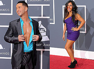 Photos of Jersey Shore Stars Snooki and The Situation on Grammys Red Carpet
