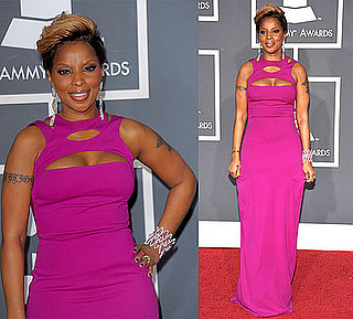 Mary J. Blige in Gucci at 2010 Grammy Awards
