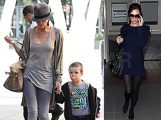 Photos of David Beckham Playing Soccer While Victoria and Cruz Beckham Enjoy an Afternoon in LA