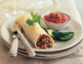 Baked Vegetarian Chimichanga Recipe