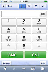 Google Releases Google Voice Web App For iPhone and Palm OS
