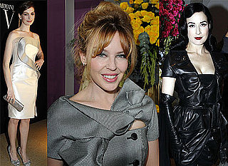 Photos from the 2010 Paris Spring Haute Couture Shows with Kylie Minogue, Dita von Teese, Paz Vega, Maggie Cheung, Anne Hathaway