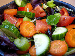 Slow Down Eating and Fill Up With Chunky Veggies in Your Salad Slow Down Eating and Fill Up With Chunky Veggies in Your Salad