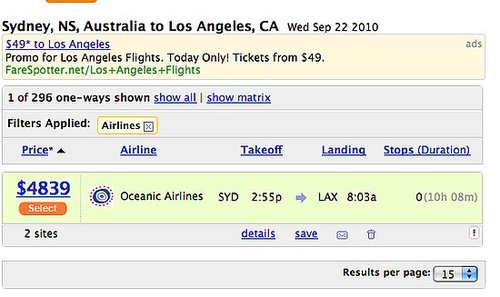 Book your Lost Flight