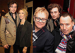 Photos of Aaron Johnson, Elton John, David Furnish and Sam Taylor Wood at the Premiere of Nowhere Boy at Sundance Film Festival