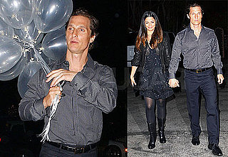 Photos of Matthew McConaughey and Camila Alves Leaving Her Birthday Party in Malibu