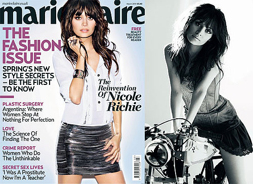 Photos of Nicole Richie on Marie Claire March Cover Talking About Eating Disorder Rumours