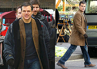 Photos of Matt Damon And Clint Eastwood Filming Hereafter in London 2010-02-01 14:00:40