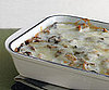 Mushroom, Seitan, and Polenta Vegetarian Lasagna Recipe