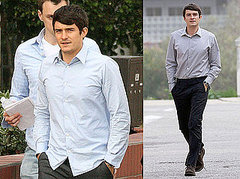 Photos of Orlando Bloom on the Set of The Good Doctor in LA Photos of Orlando Bloom on the Set of The Good Doctor in LA