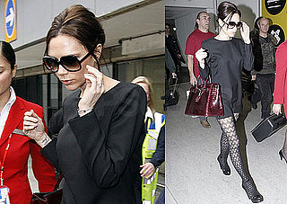 Photos of Victoria Beckham Arriving at Heathrow Airport in London