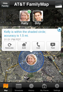Track Family Members With AT&T's FamilyMap App