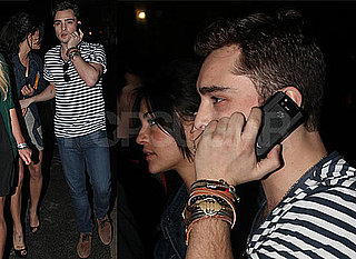 Photos of Gossip Girl's Jessica Szohr and Ed Westwick on a Date in Miami