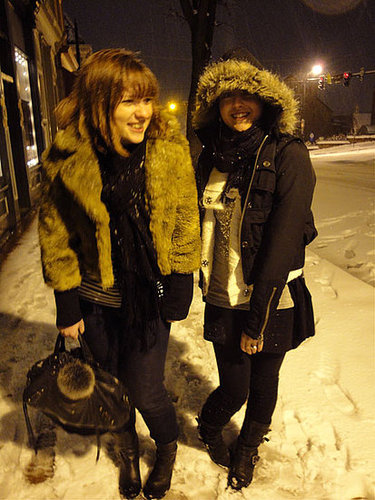 Paint it Black - FabSugar's 30 day fashion challenge - snow edition