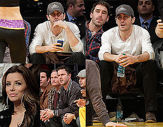 Photos of Jake Gyllenhaal at a Lakers Game With Eva Longoria and David Arquette
