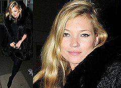 Photos of Kate Moss Out in London After Seeing Sadie Frost and Carl Barat in Fool For Love