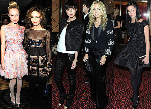 Photos of Kate Bosworth, Vanessa Paradis, Leigh Lezark, Patti Smith, Rachel Zoe and Irina Lazareanu at Chanel Rouge Dinner in NY