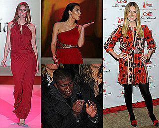 Photos of Heidi Klum, Kim Kardashian, Pregnant Bethenny Frankel, and More at the 2010 Red Dress Heart Truth Fashion Show in NYC 2010-02-12 09:00:00