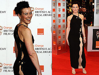 Photos of Olivia Williams in a Revealing Dress at 2010 BAFTA Awards