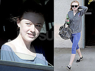 Photos of Dakota Fanning Leaving a LA Gym
