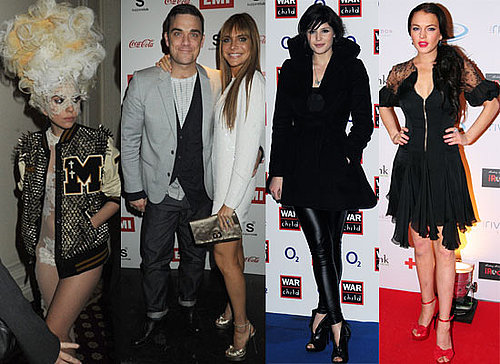 Photos of Celebrities at the Brit Awards After Parties including Lindsay Lohan, Robbie Williams, Noel Gallagher, Lady GaGa 2010-02-17 02:20:25