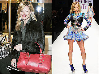 Photos of Kate Moss Debuting Her Longchamp Bags in London