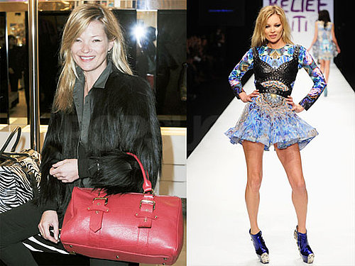 Photos of Kate Moss Debuting Her Longchamp Bags in London