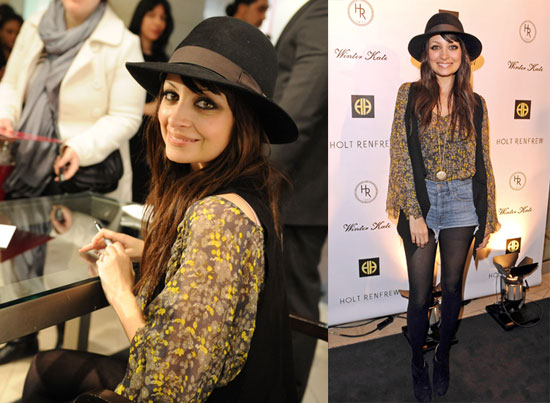 Photos of Nicole Richie Wearing Her Engagement Ring to an Autograph Signing in Montreal Photos of Nicole Richie Wearing Her Engagement Ring to an Autograph Signing in Montreal