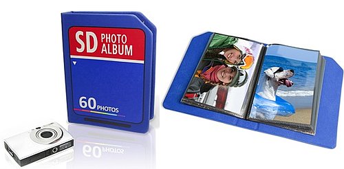 SD Card Photo Album Holds All Your Printed Photos