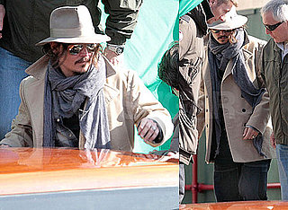 Photos of Johnny Depp in Venice, Where He's Set to Film The Tourist With Angelina Jolie