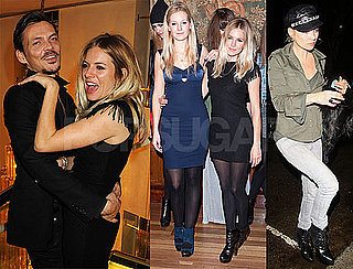 Photos of Kate Moss and Sienna Miller at London Fashion Week