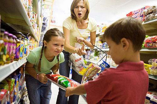 Babysitting at Grocery Store