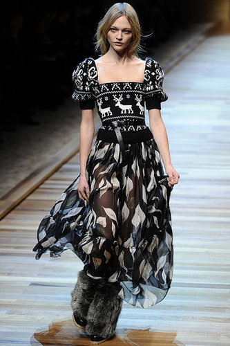 Milan Fashion Week: D&G Fall 2010 Milan Fashion Week: D&G Fall 2010