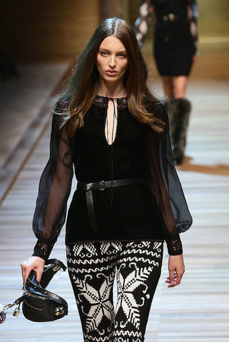 Milan Fashion Week: D&G Fall 2010 Milan Fashion Week: D&G Fall 2010