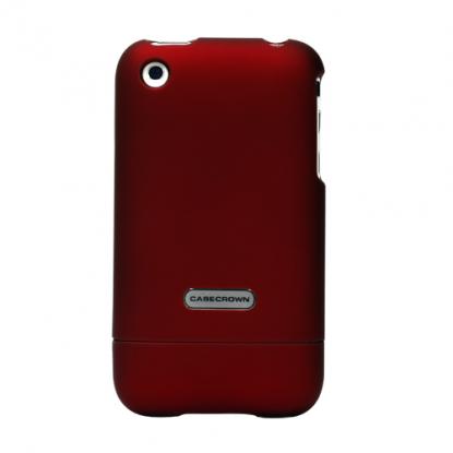 CaseCrown iPhone 3G 3GS Polycarbonate Glider Case - Red Garnet