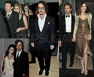 Photos of Johnny Depp and Anne Hathaway at the Alice in Wonderland Afterparty With Avril Lavigne and Deryck Whibley 2010-02-26 11:00:00
