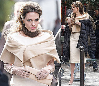 Photos of Angelina Jolie Filming The Tourist in Paris After a Very Public Date Night With Brad Pitt