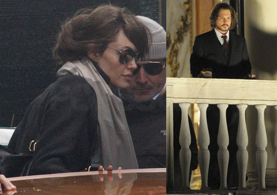 Photos of Depp and Jolie