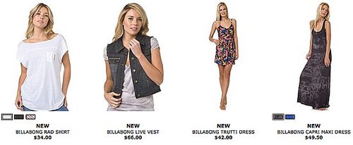 Shop Billabong's Designer Closet, Get a Free Billabong Tote